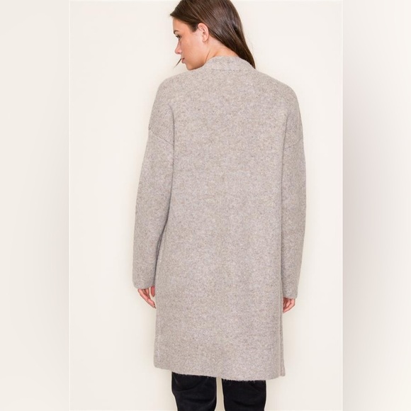 756. LAST 1🛑AT COST! Tan Soft Cardigan Sweater cardigan duster pocket sweater - Picture 3 of 3